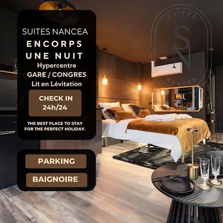 Encorps Nuit, Jacuzzi, Centre Gare Congres, Parking Apartment