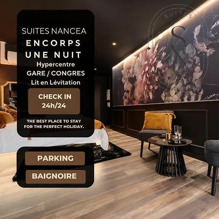Appartamento Encorps Nuit, Jacuzzi, Centre Gare Congrès, Parking