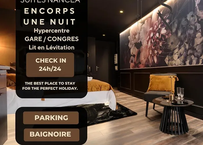 Encorps Nuit, Jacuzzi, Centre Gare Congres, Parking *